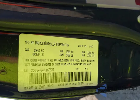 2007 Dodge Magnum z USA, uszkodzony, nr VIN 2D4FV47V47H866975